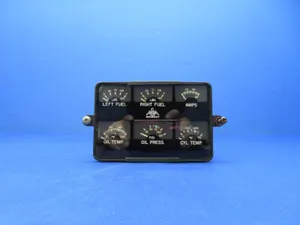 Mooney M20 / M20C Garwin Instruments Cluster P/N 22-166-01 WARRANTY (1225-183)
